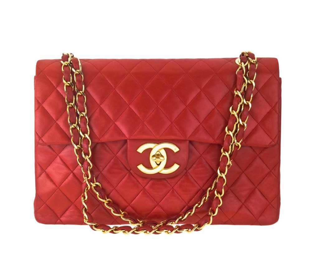 chanel red bag