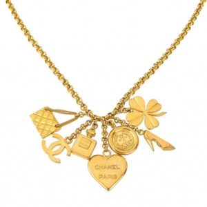 VINTAGE CHANEL 7 LUCKY CHARM NECKLACE