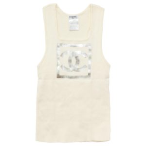 CHANEL SPORT GORGEOUS TANK TOP WITH CC LOGOS