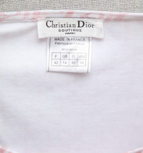 Christian Dior brand logo sign. Christian Dior, or CD, is French